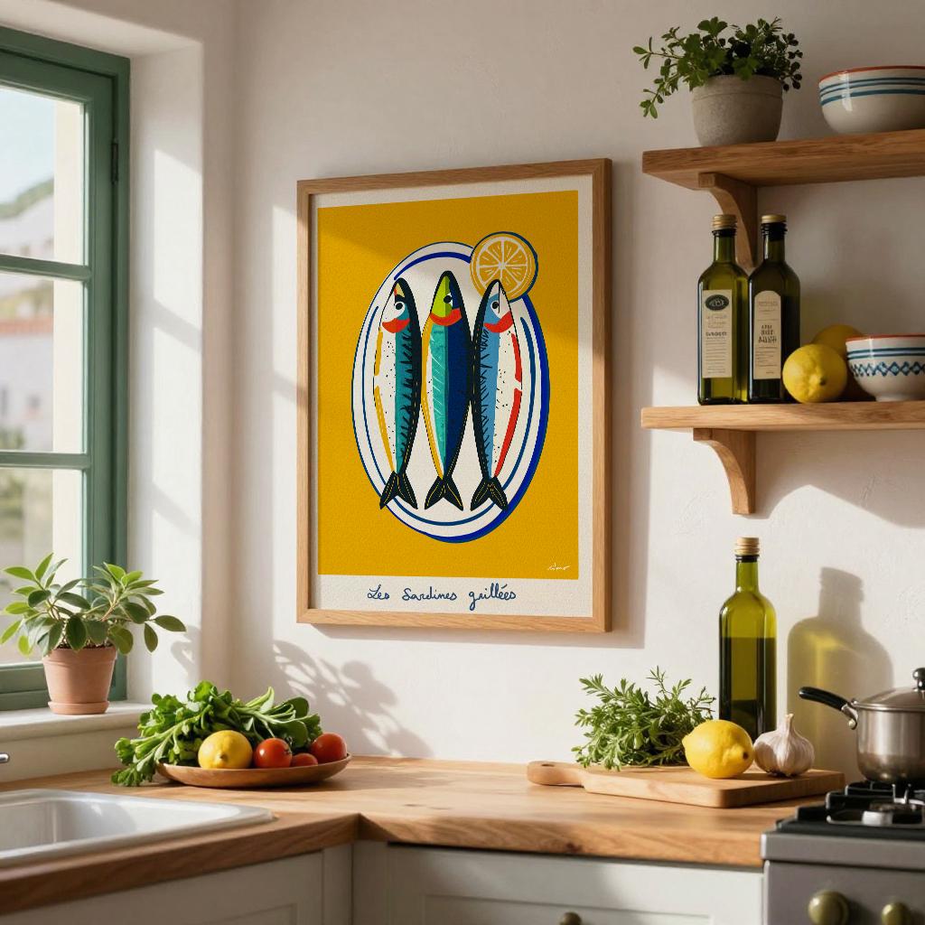 Les Sardines — illustration Kilmo Studio — vue 2