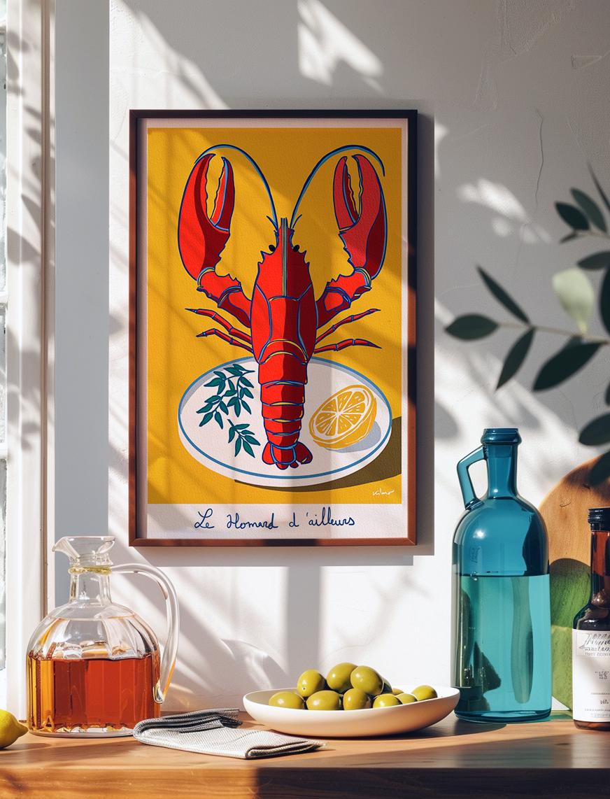 Homard & Citron — illustration Kilmo Studio — vue 5