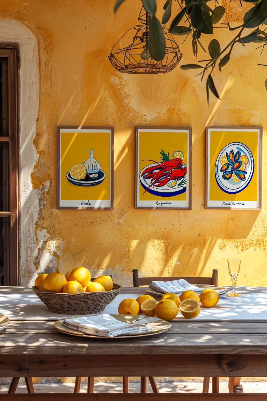 Langoustines — illustration Kilmo Studio — vue 5
