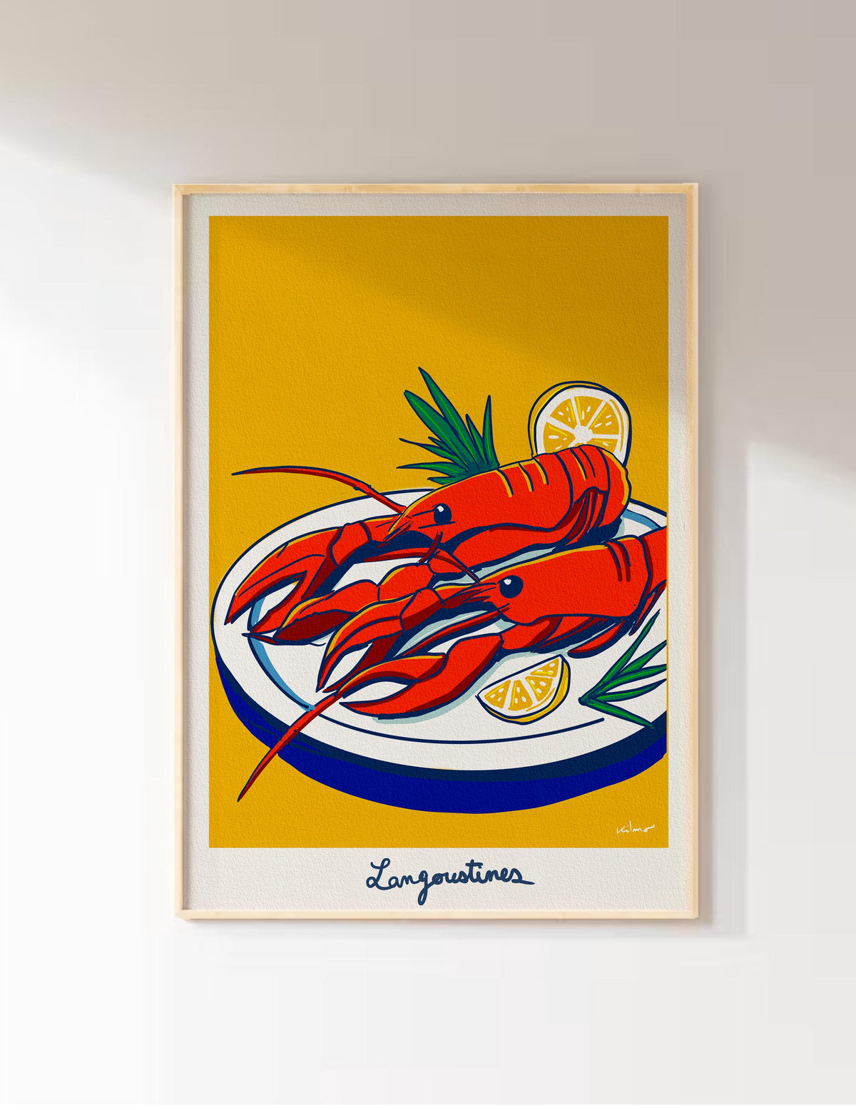 Langoustines — illustration Kilmo Studio — vue 3
