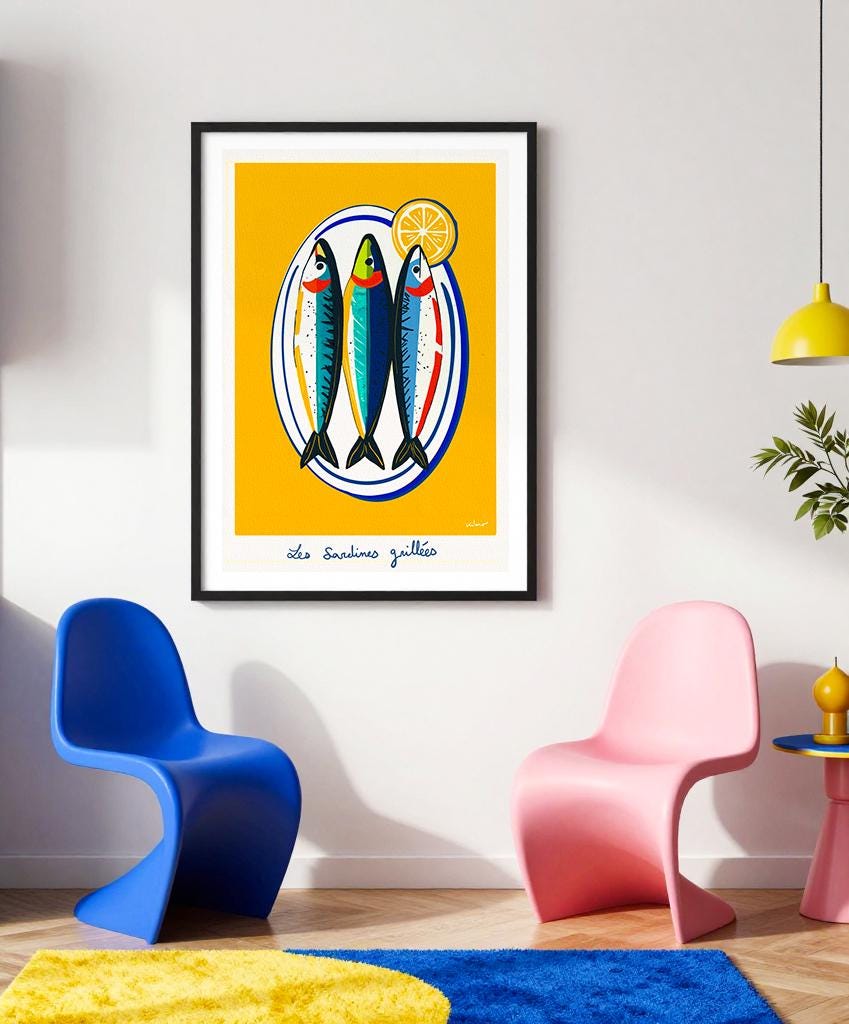 Les Sardines — illustration Kilmo Studio — vue 5