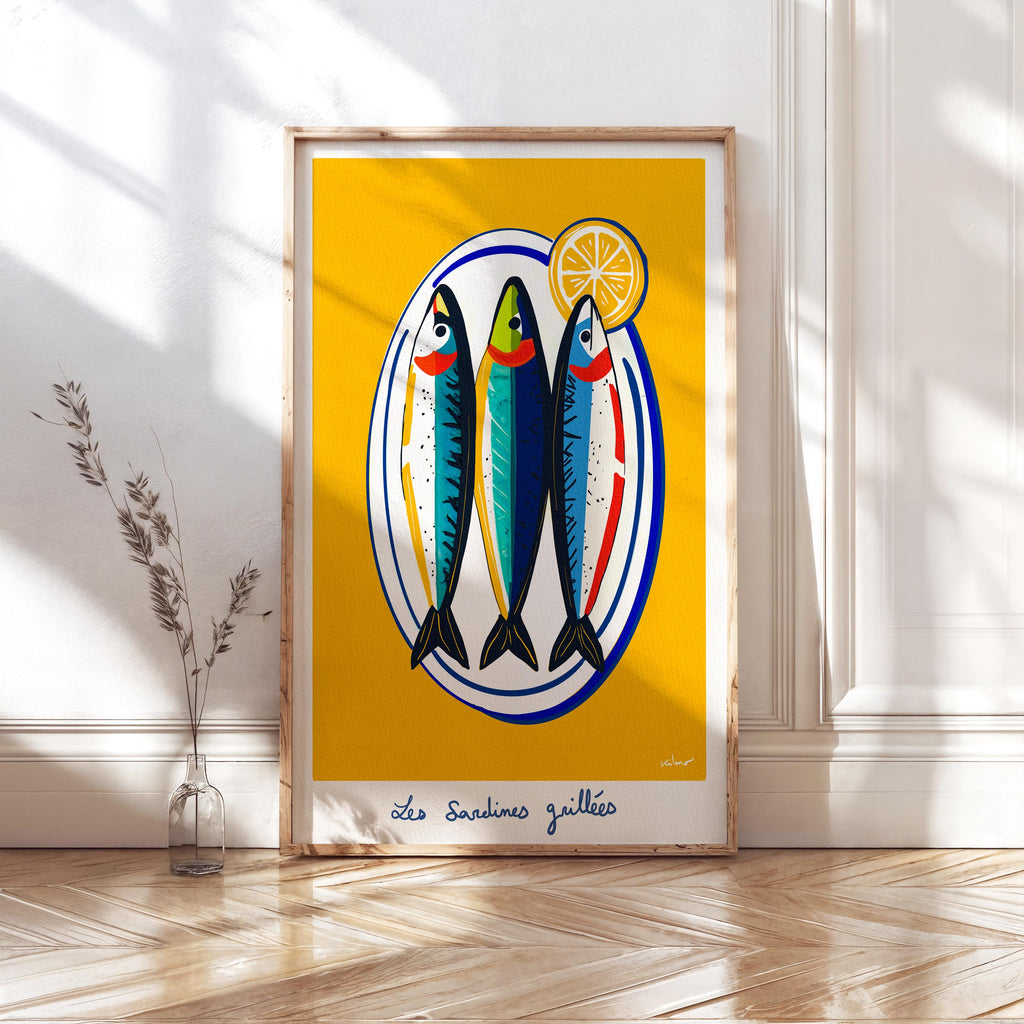 Les Sardines — illustration Kilmo Studio