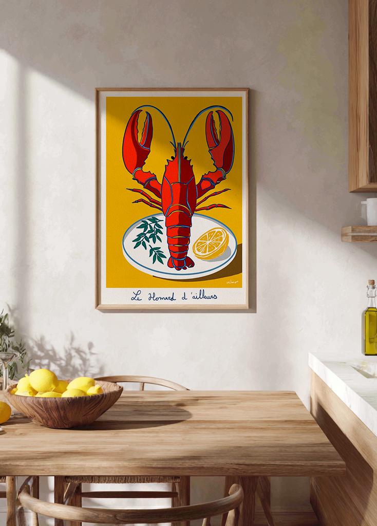 Homard & Citron — illustration Kilmo Studio — vue 2