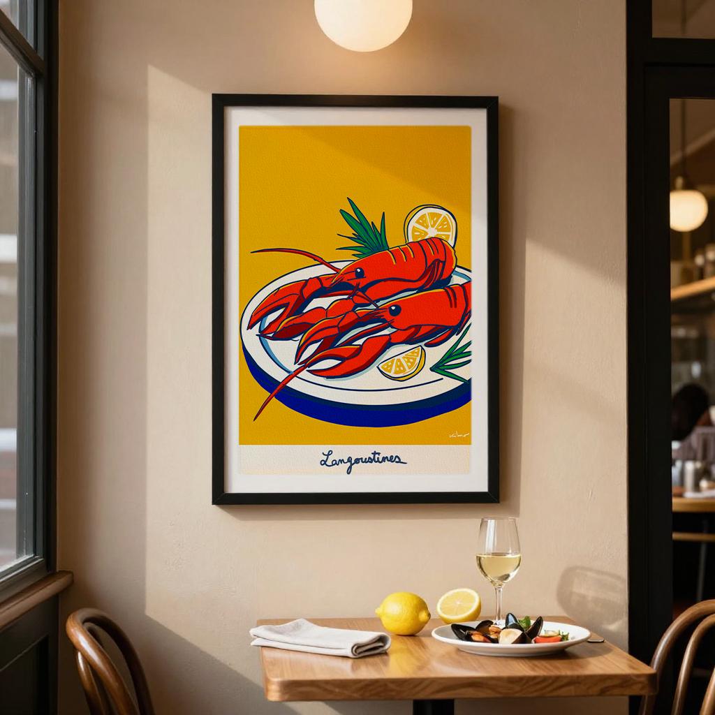 Langoustines — illustration Kilmo Studio — vue 4