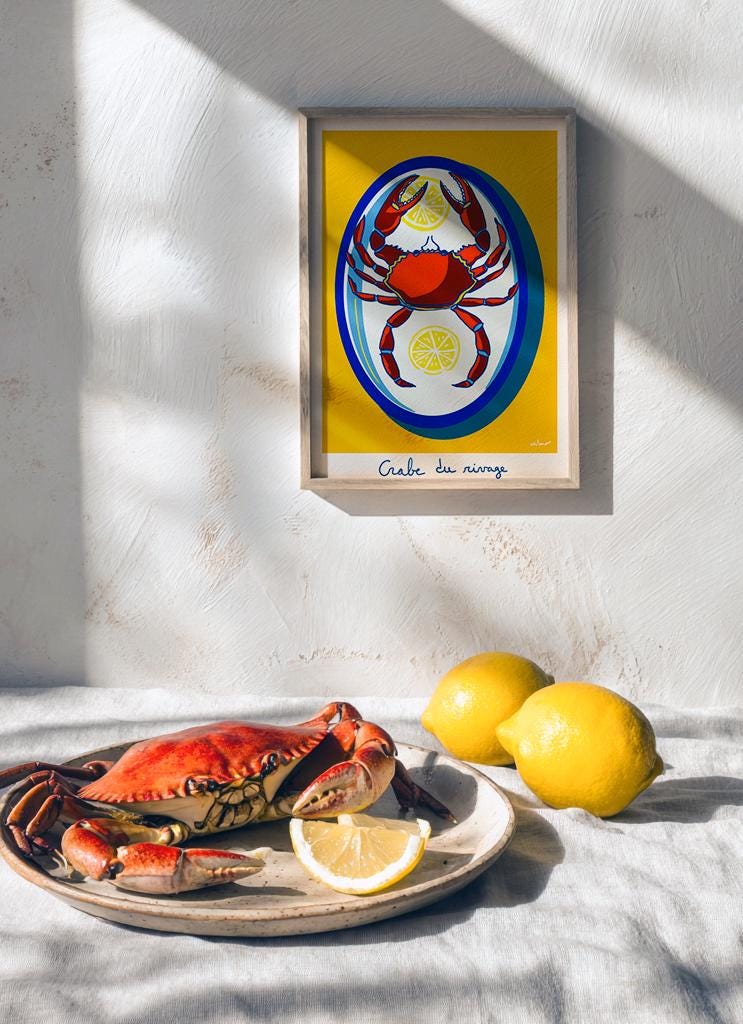 Le Crabe — illustration Kilmo Studio — vue 2