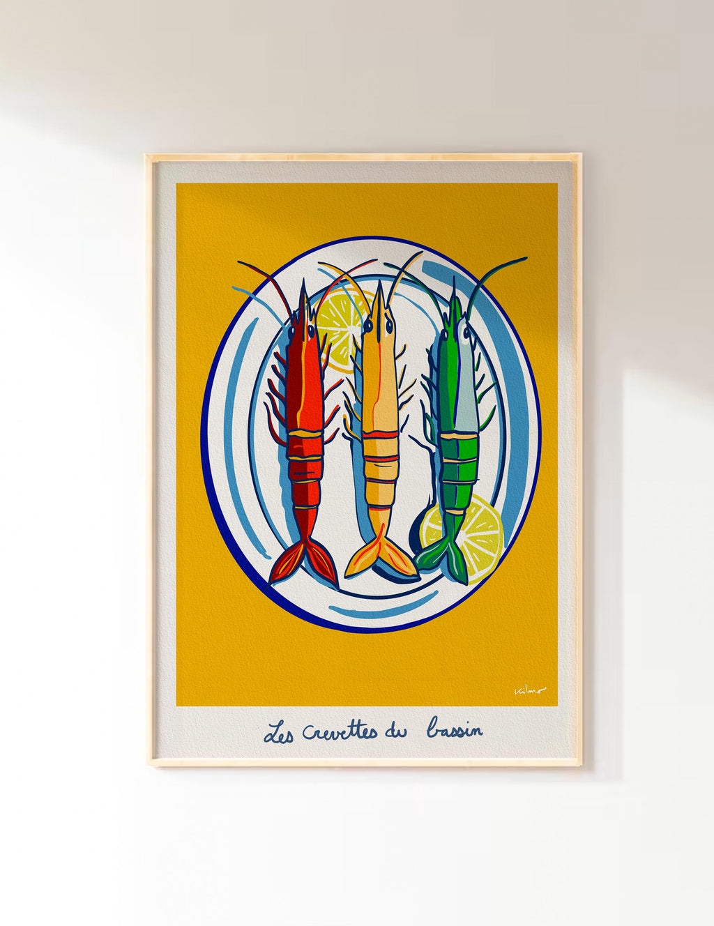 Les Crevettes du Bassin — illustration Kilmo Studio