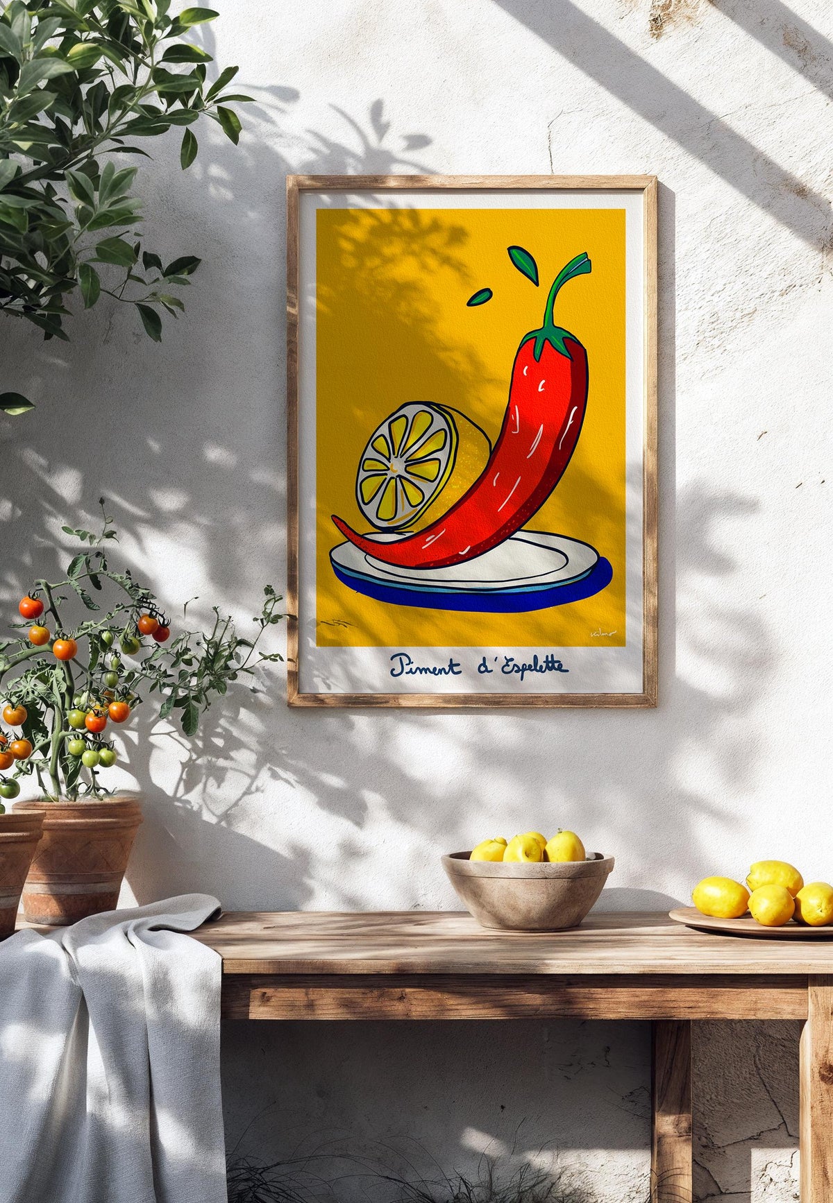 Piment d’Espelette & Citron — illustration Kilmo Studio — vue 2