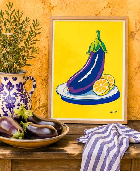 Aubergine & Citron — illustration Kilmo Studio — vue 5