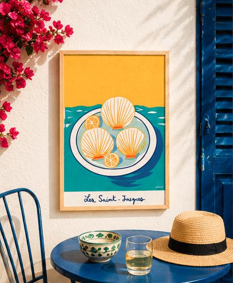 Coquilles Saint-Jacques — illustration Kilmo Studio — vue 4