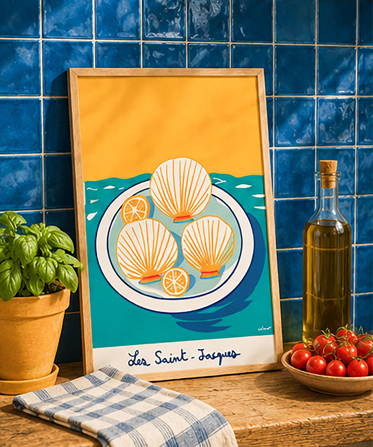 Coquilles Saint-Jacques — illustration Kilmo Studio — vue 2