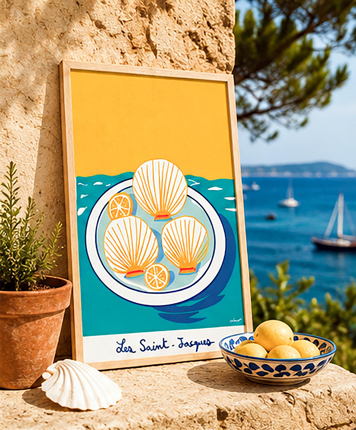Coquilles Saint-Jacques — illustration Kilmo Studio