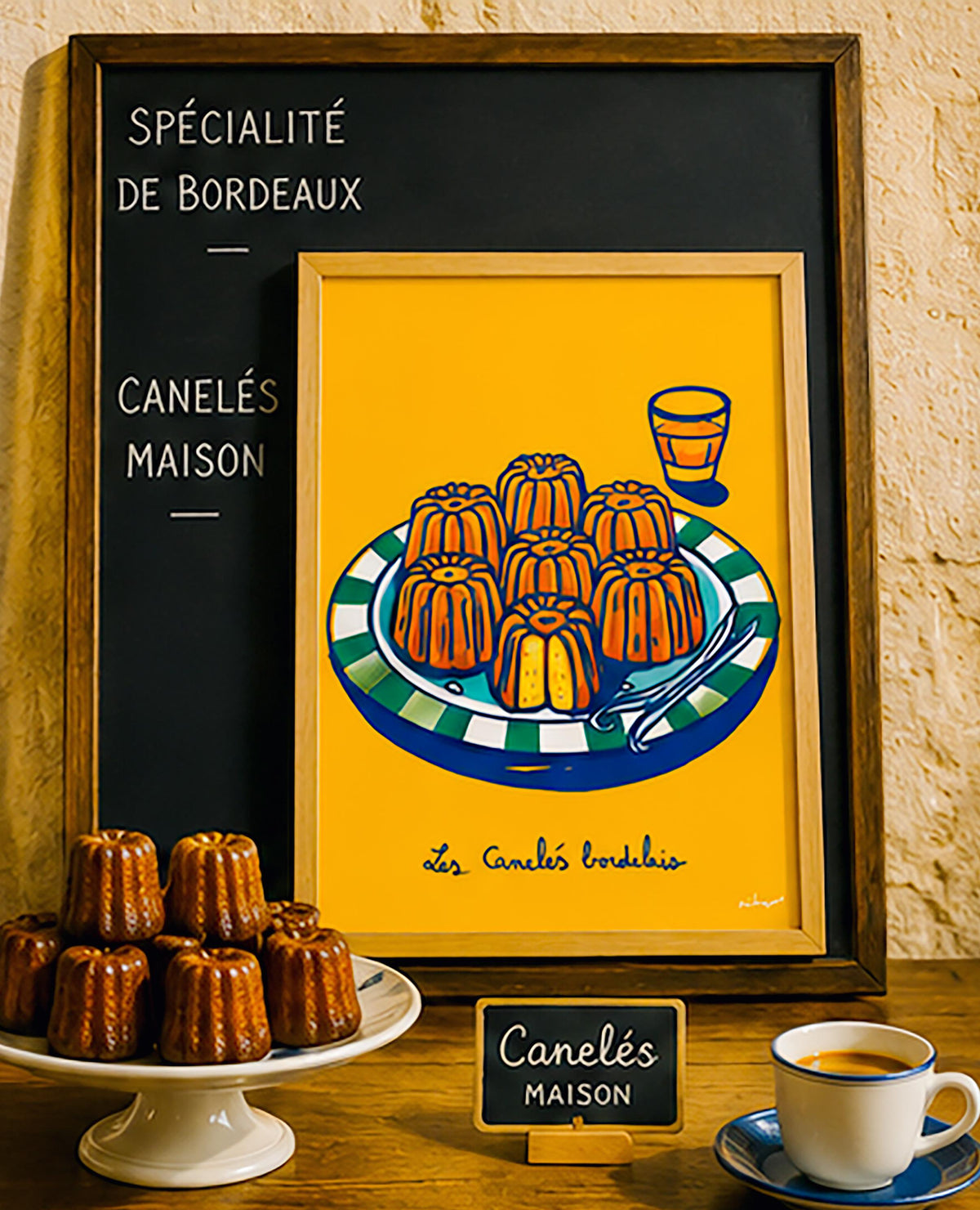 Canelés bordelais — illustration Kilmo Studio — vue 5