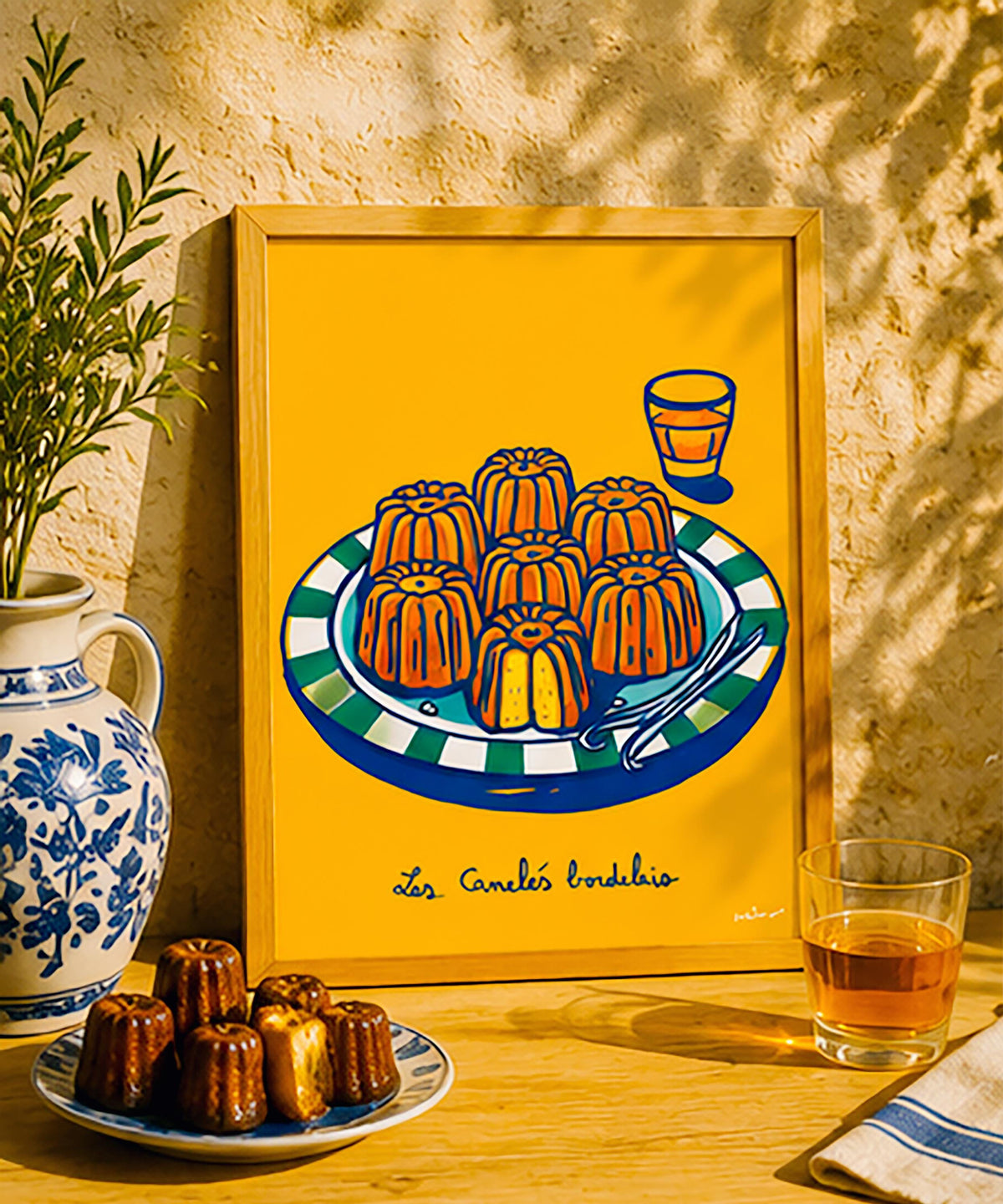 Canelés bordelais — illustration Kilmo Studio