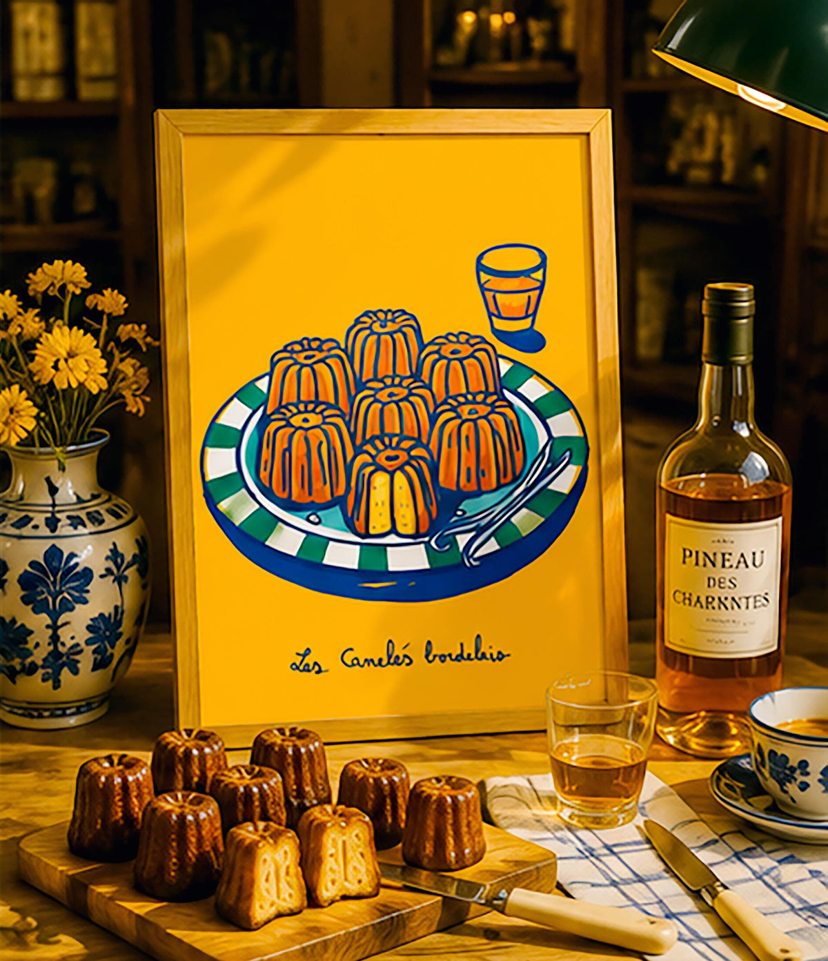 Canelés bordelais — illustration Kilmo Studio — vue 2