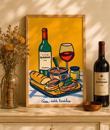 Casse-Croûte bordelais — illustration Kilmo Studio — vue 2