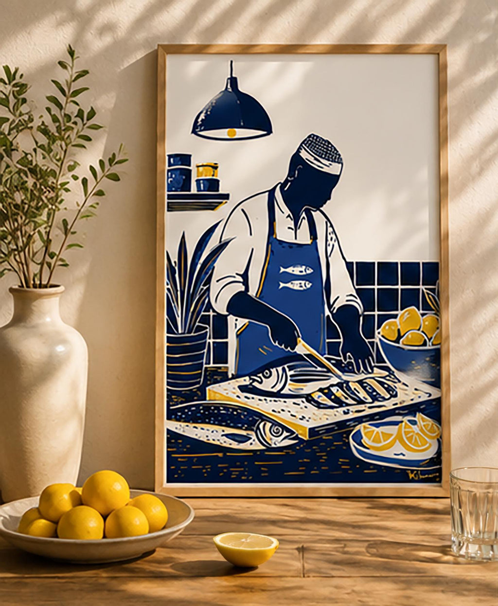 Le Poissonnier — illustration Kilmo Studio — vue 2