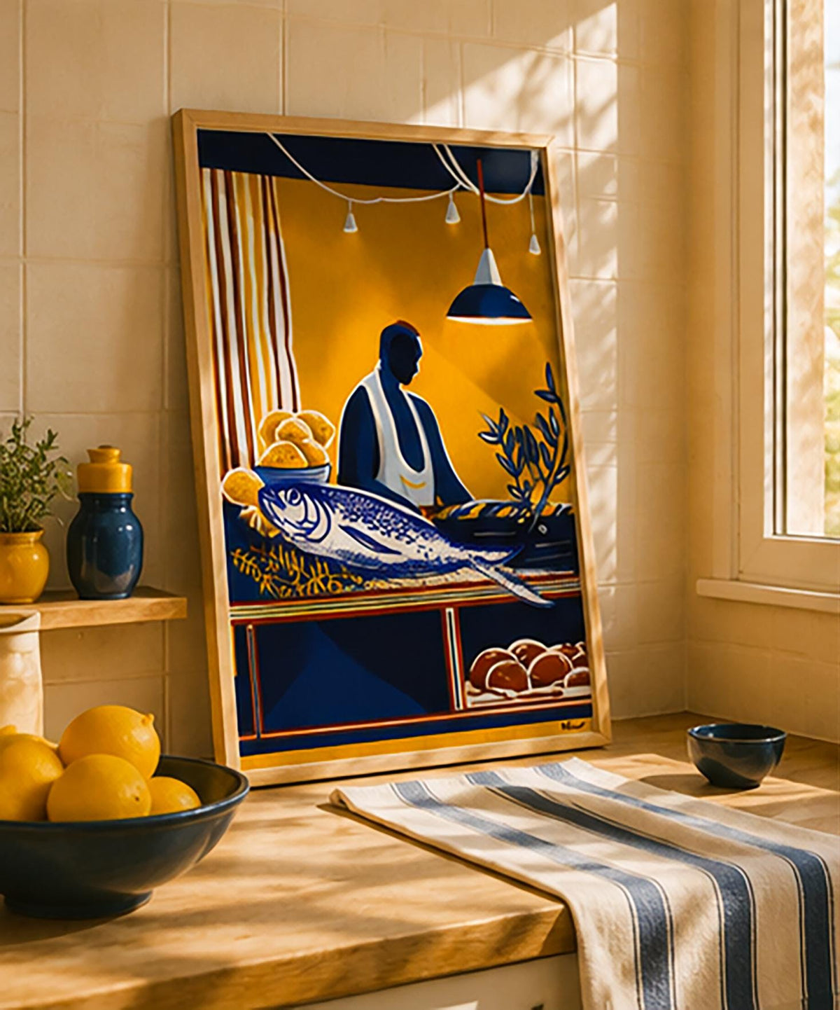 Le Poissonnier — illustration Kilmo Studio — vue 2