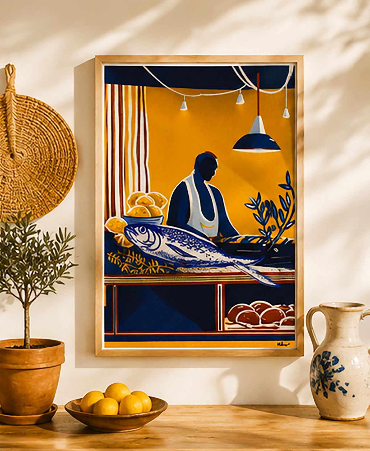 Le Poissonnier — illustration Kilmo Studio — vue 3