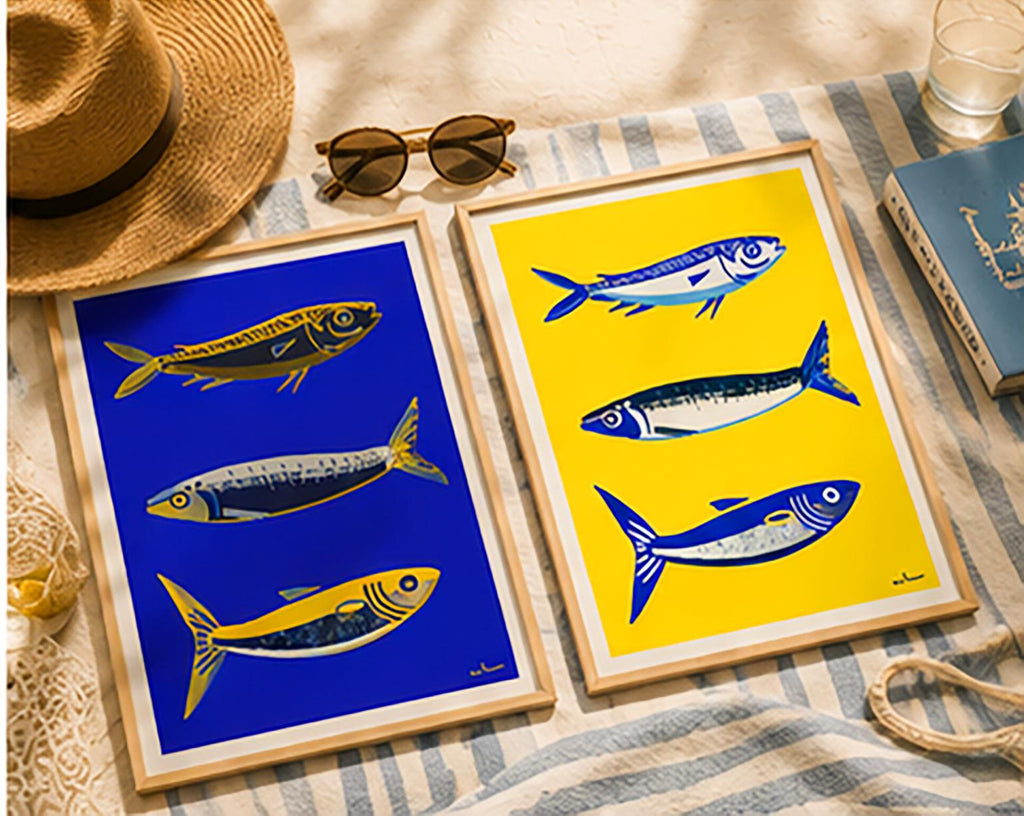 Duo Poissons — illustration Kilmo Studio — vue 3