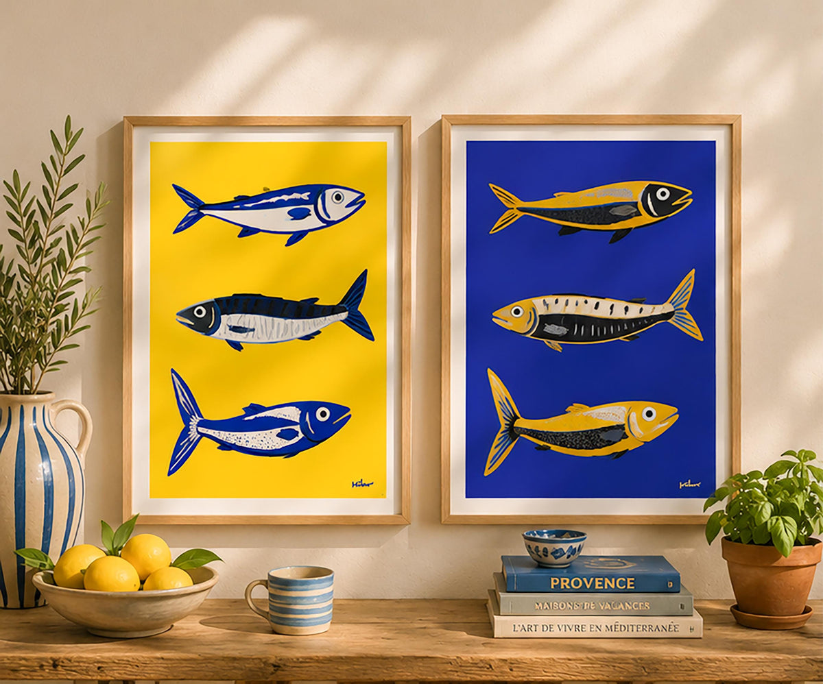 Duo Poissons — illustration Kilmo Studio