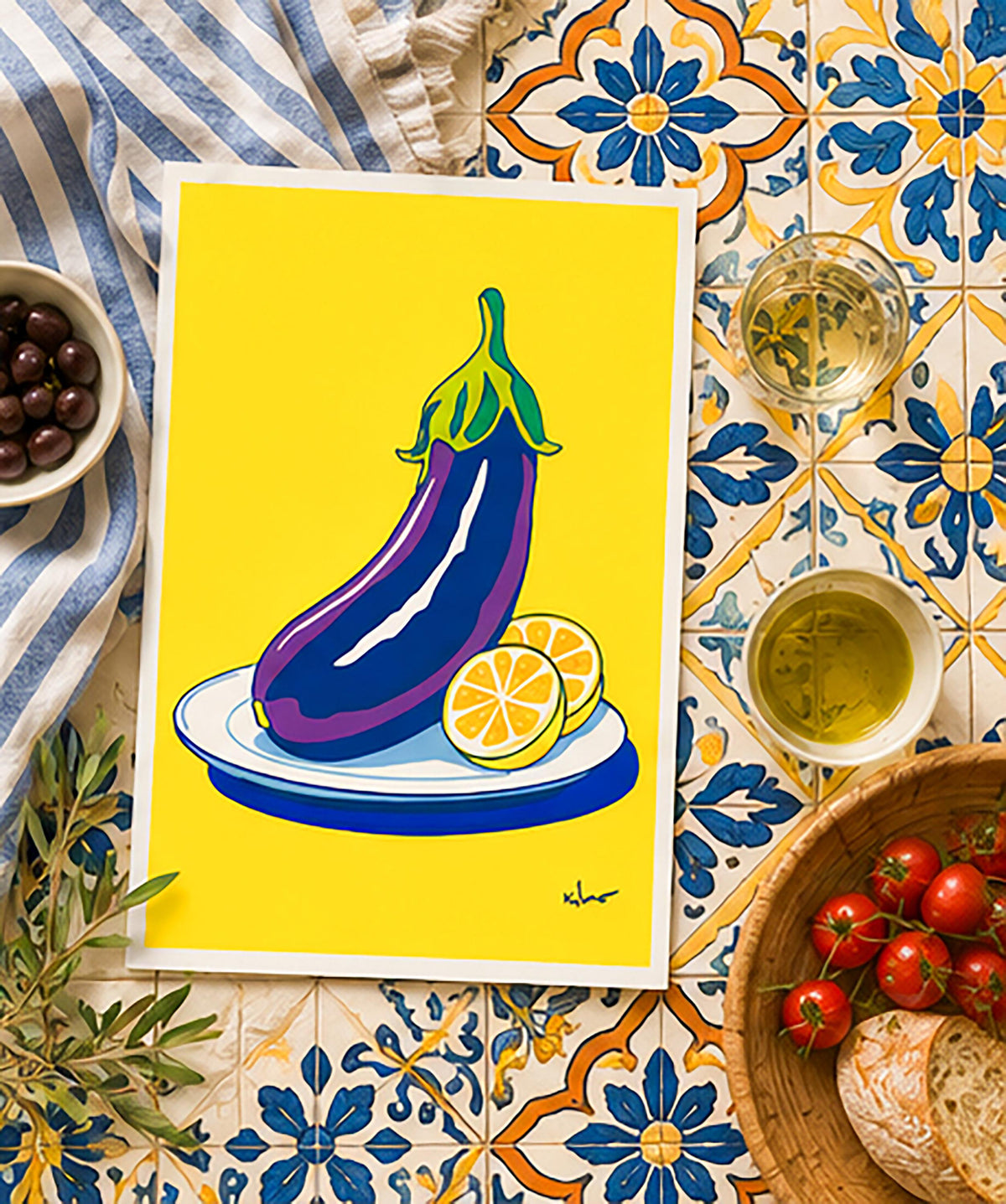 Aubergine & Citron — illustration Kilmo Studio