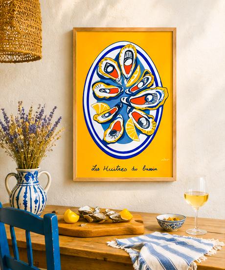 Huîtres du Bassin — illustration Kilmo Studio — vue 3