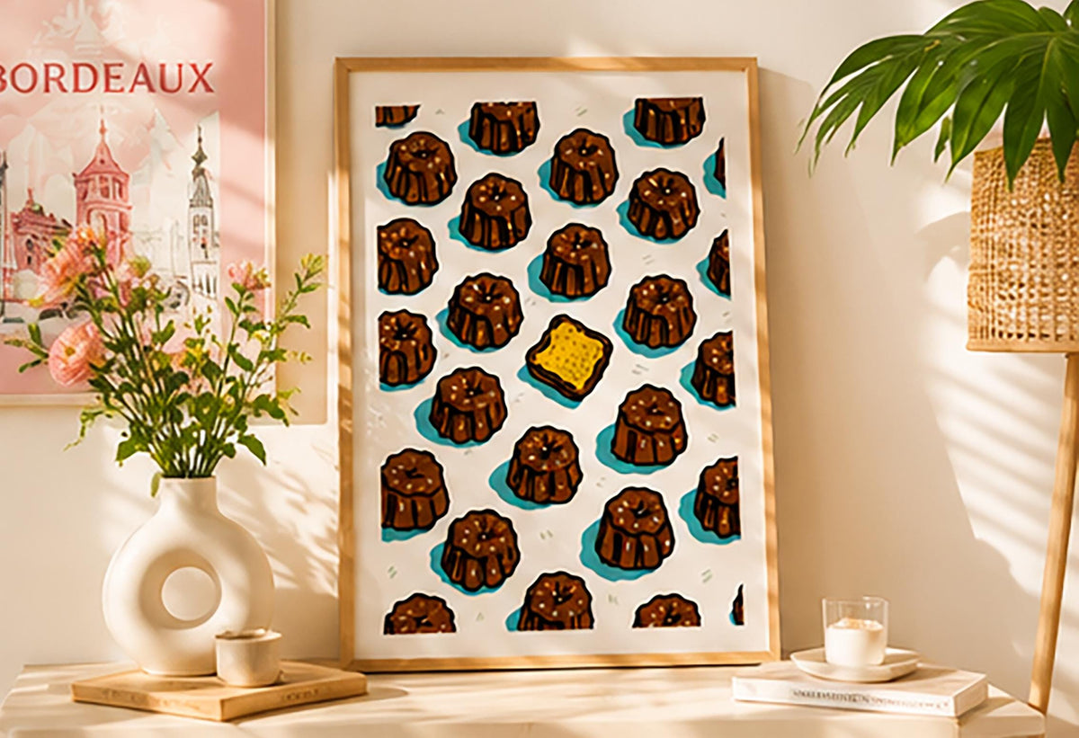 Canelé de Bordeaux — illustration Kilmo Studio — vue 5