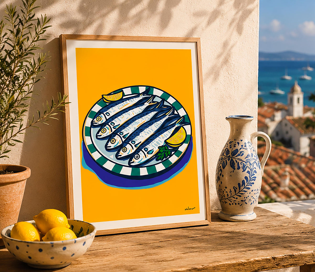Sardines & Citron — illustration Kilmo Studio — vue 2