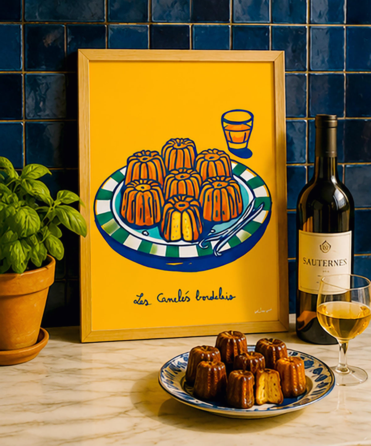 Canelés bordelais — illustration Kilmo Studio — vue 4