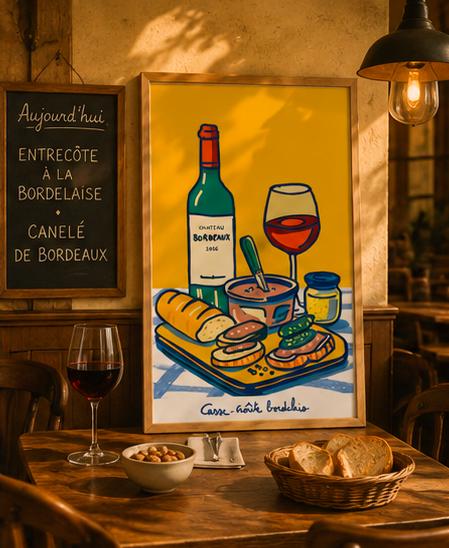 Casse-Croûte bordelais — illustration Kilmo Studio — vue 4
