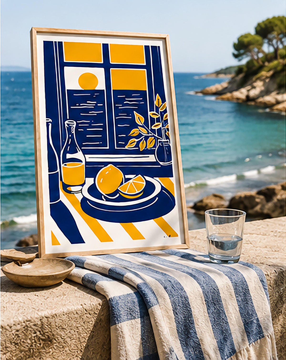 Citrons & Mer — illustration Kilmo Studio — vue 4