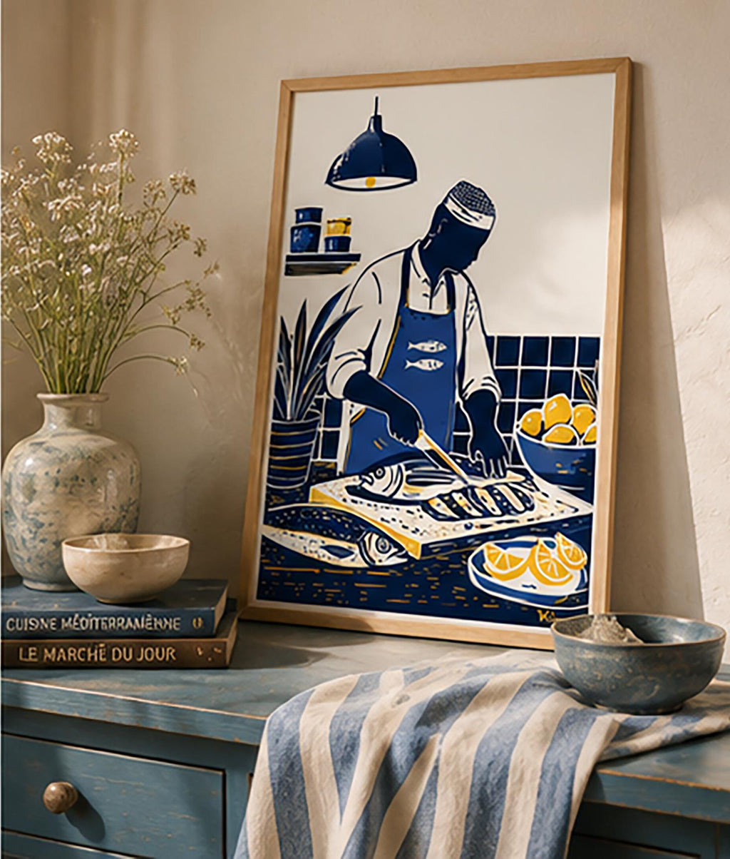 Le Poissonnier — illustration Kilmo Studio — vue 5