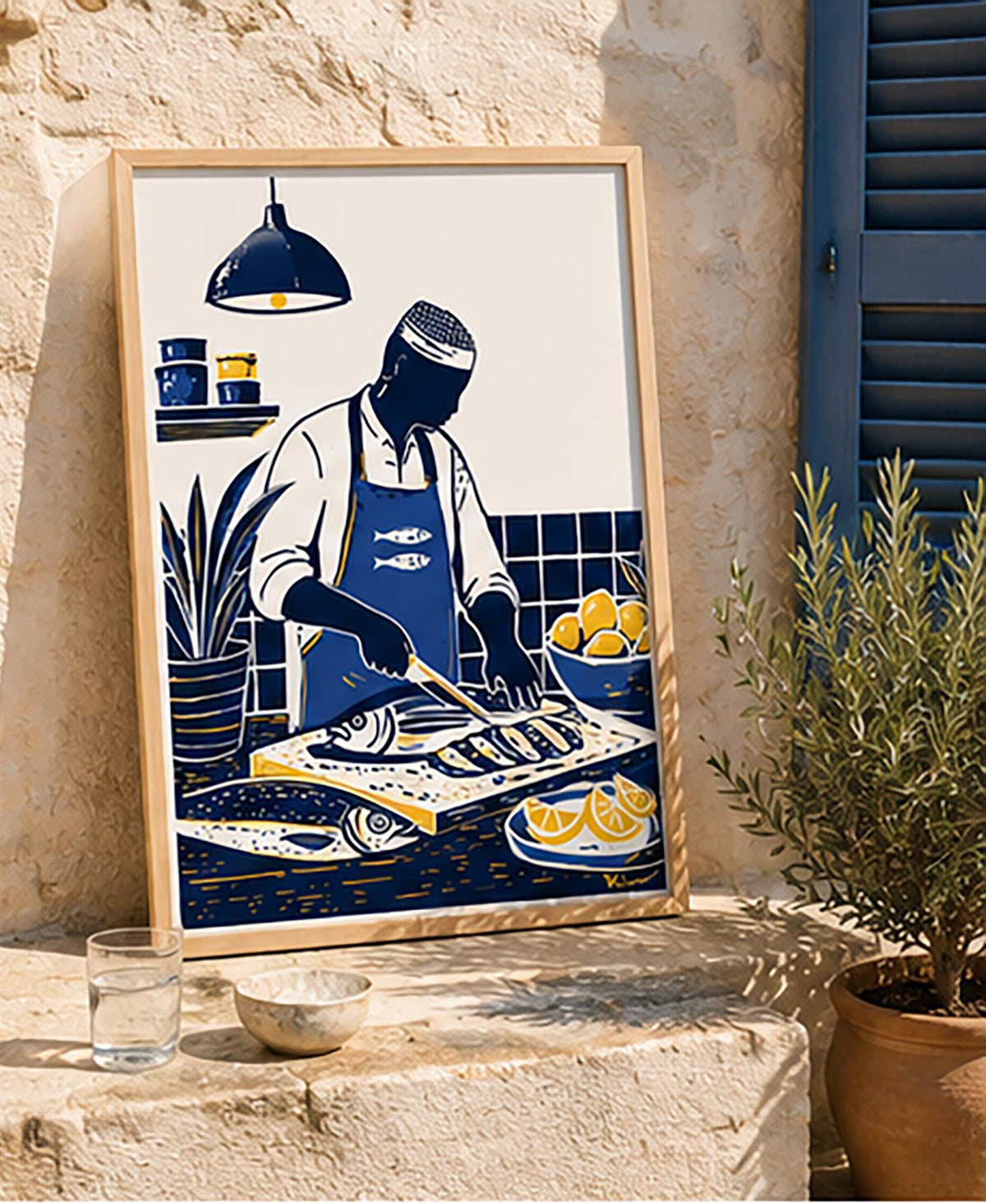 Le Poissonnier — illustration Kilmo Studio — vue 4