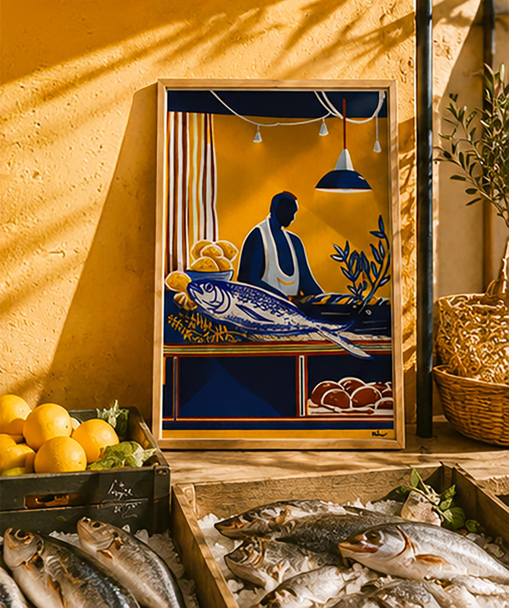 Le Poissonnier — illustration Kilmo Studio — vue 6