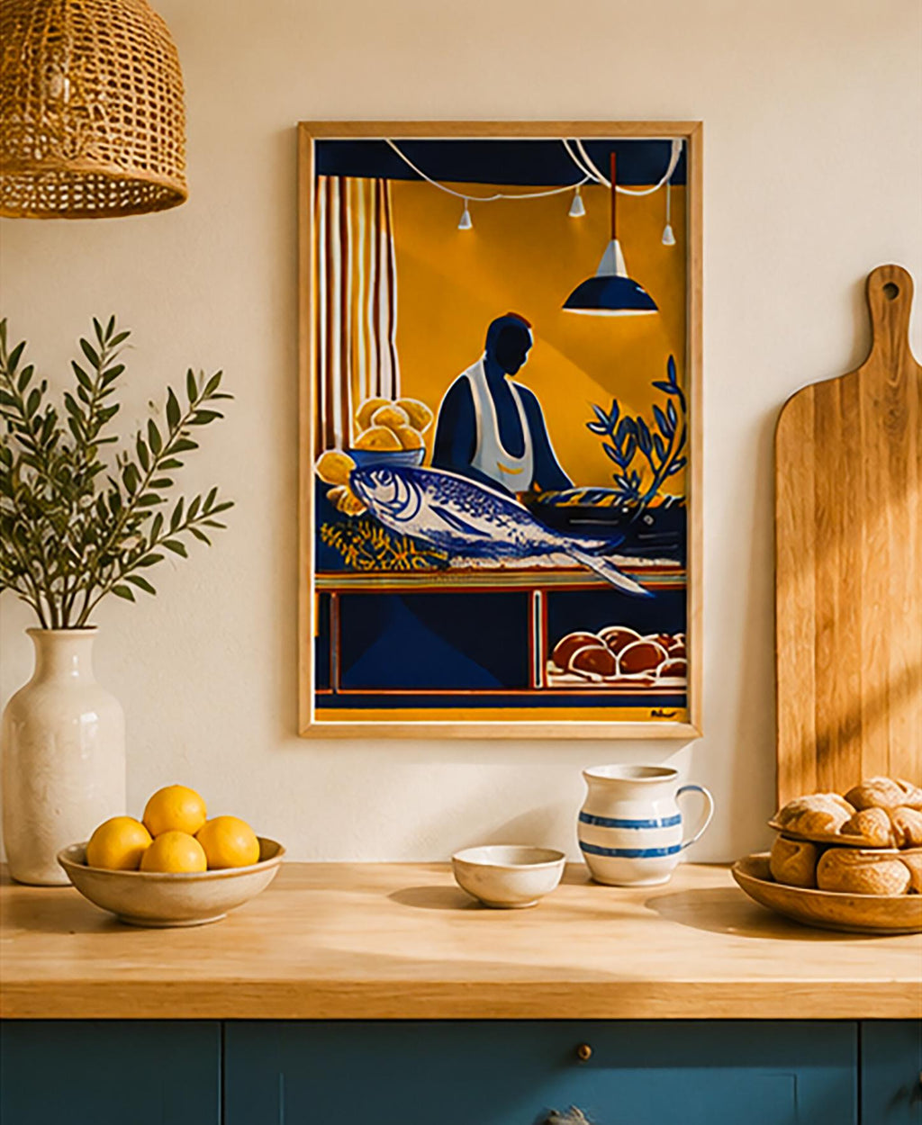 Le Poissonnier — illustration Kilmo Studio — vue 4