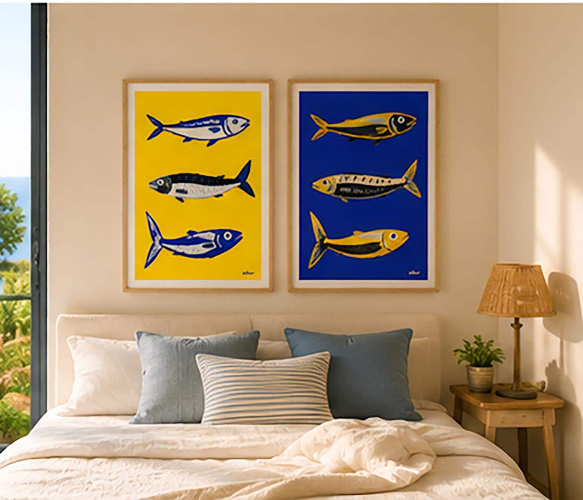 Duo Poissons — illustration Kilmo Studio — vue 4