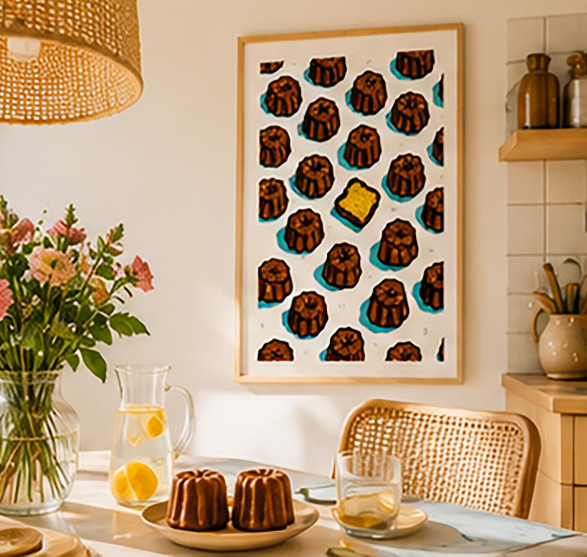 Canelé de Bordeaux — illustration Kilmo Studio — vue 2