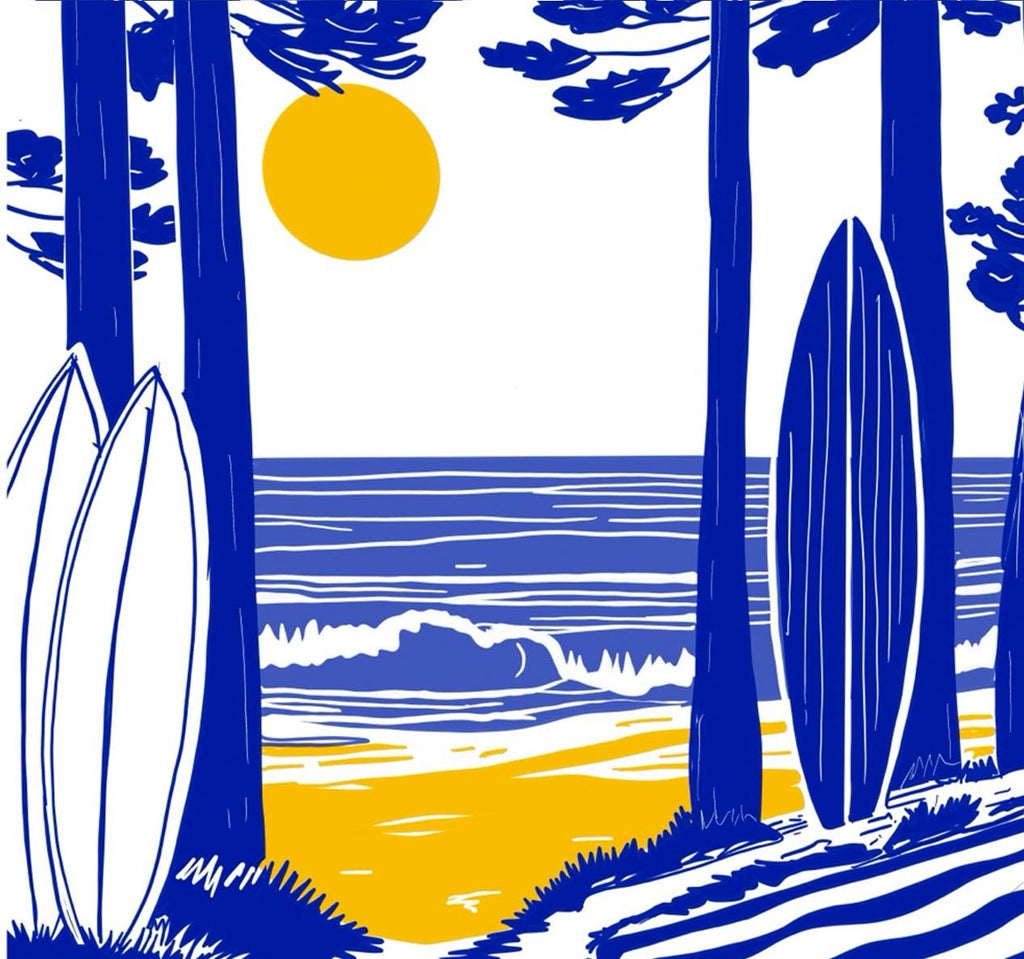 Le Chemin de la Plage — illustration Kilmo Studio — vue 3