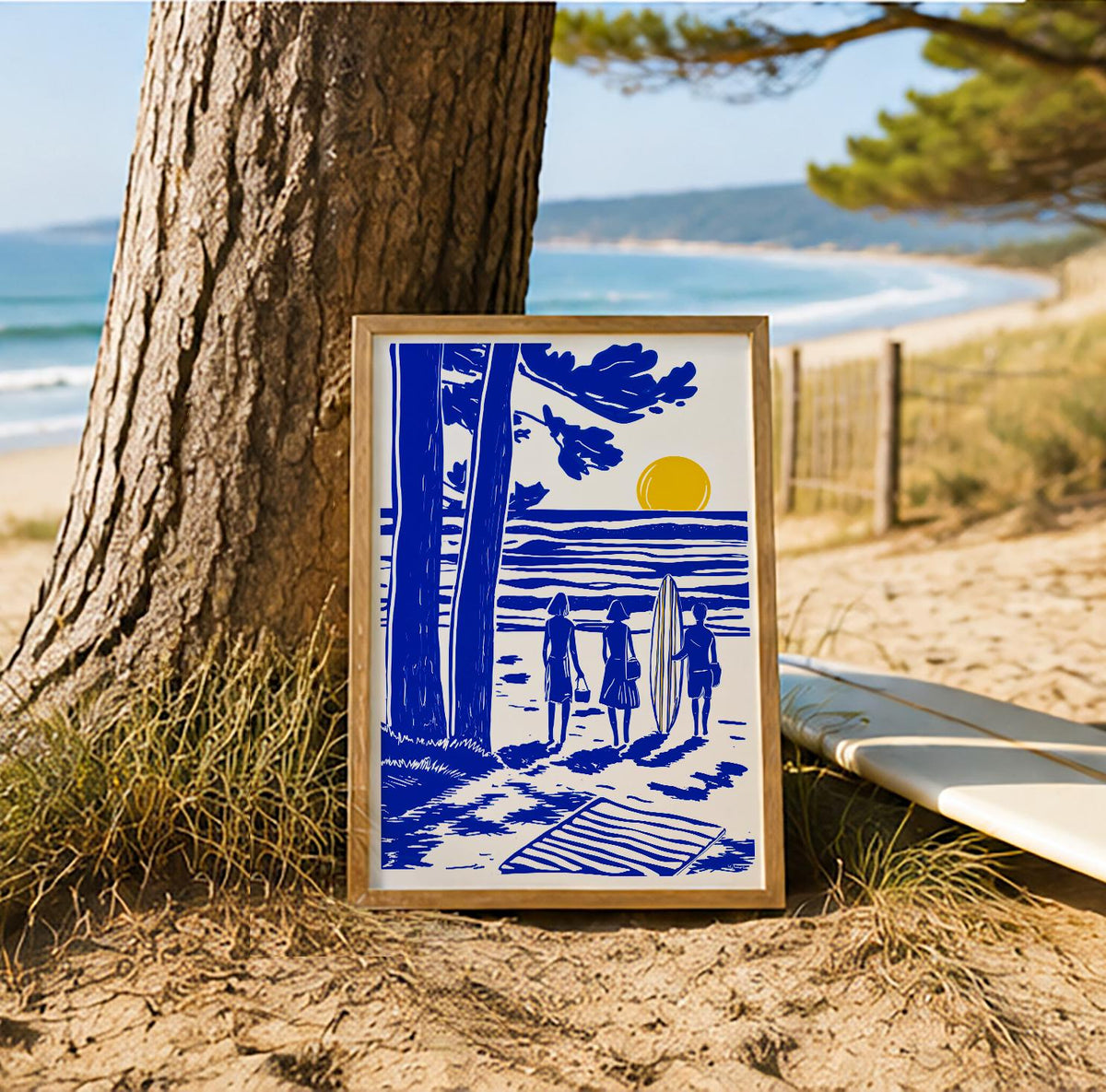 Côte Atlantique — illustration Kilmo Studio — vue 2