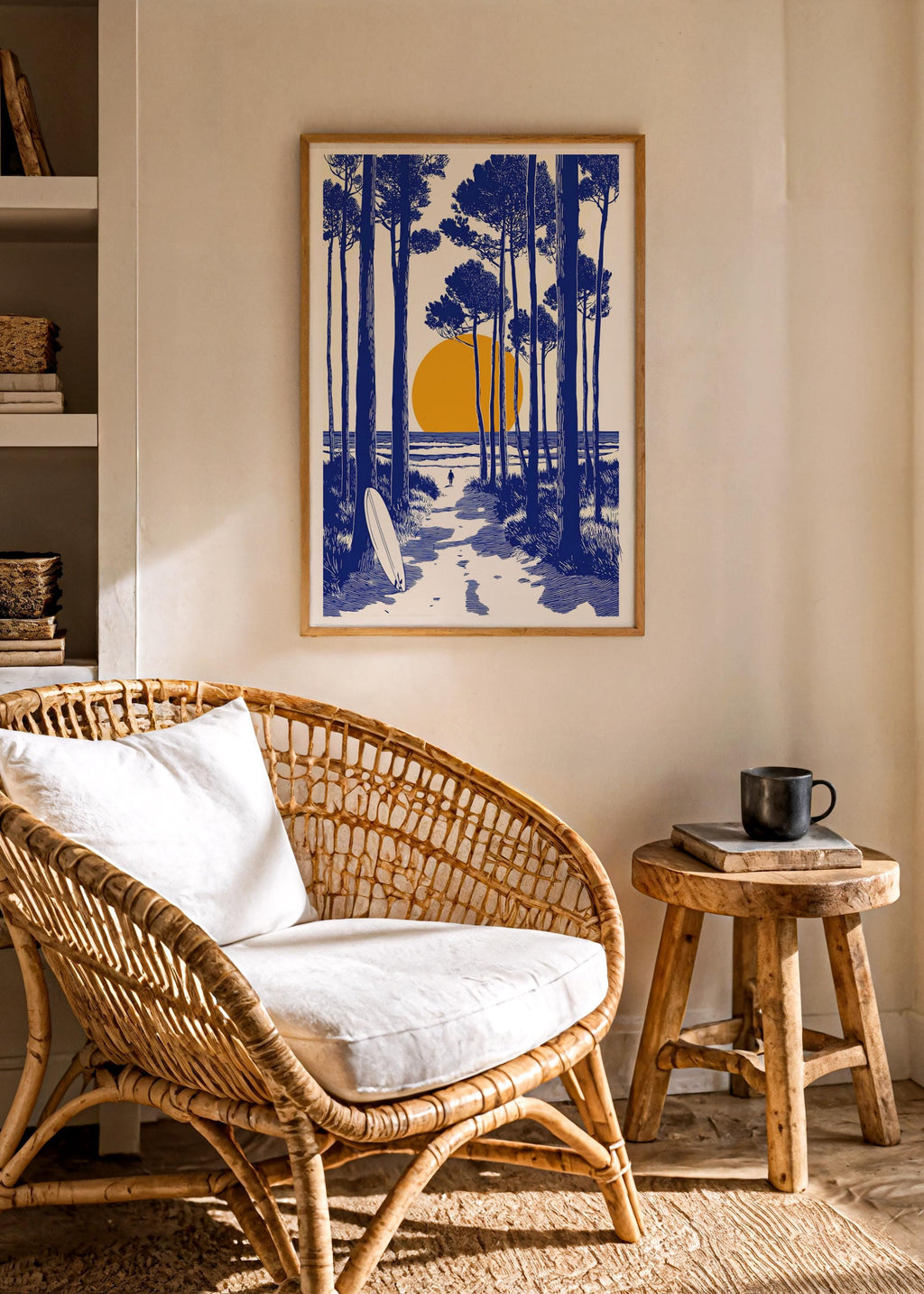 Forêt de Pins & Océan — illustration Kilmo Studio — vue 4