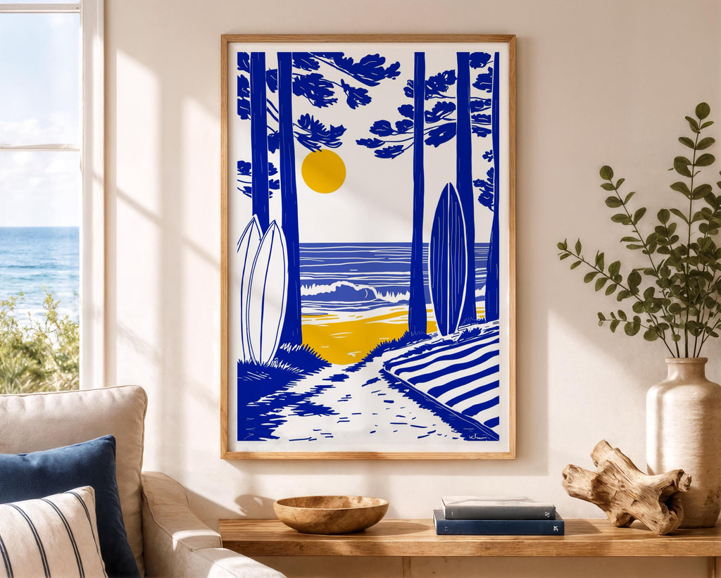 Le Chemin de la Plage — illustration Kilmo Studio