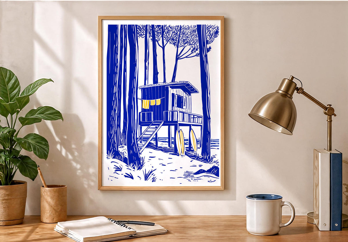 Cabane de Plage — illustration Kilmo Studio — vue 4