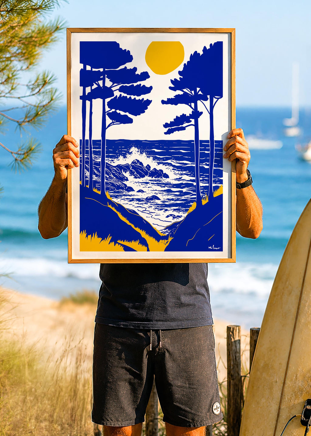 Océan Atlantique — illustration Kilmo Studio — vue 8