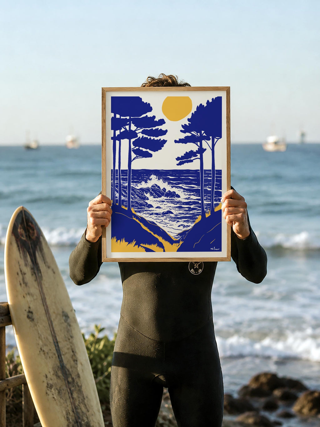 Océan Atlantique — illustration Kilmo Studio