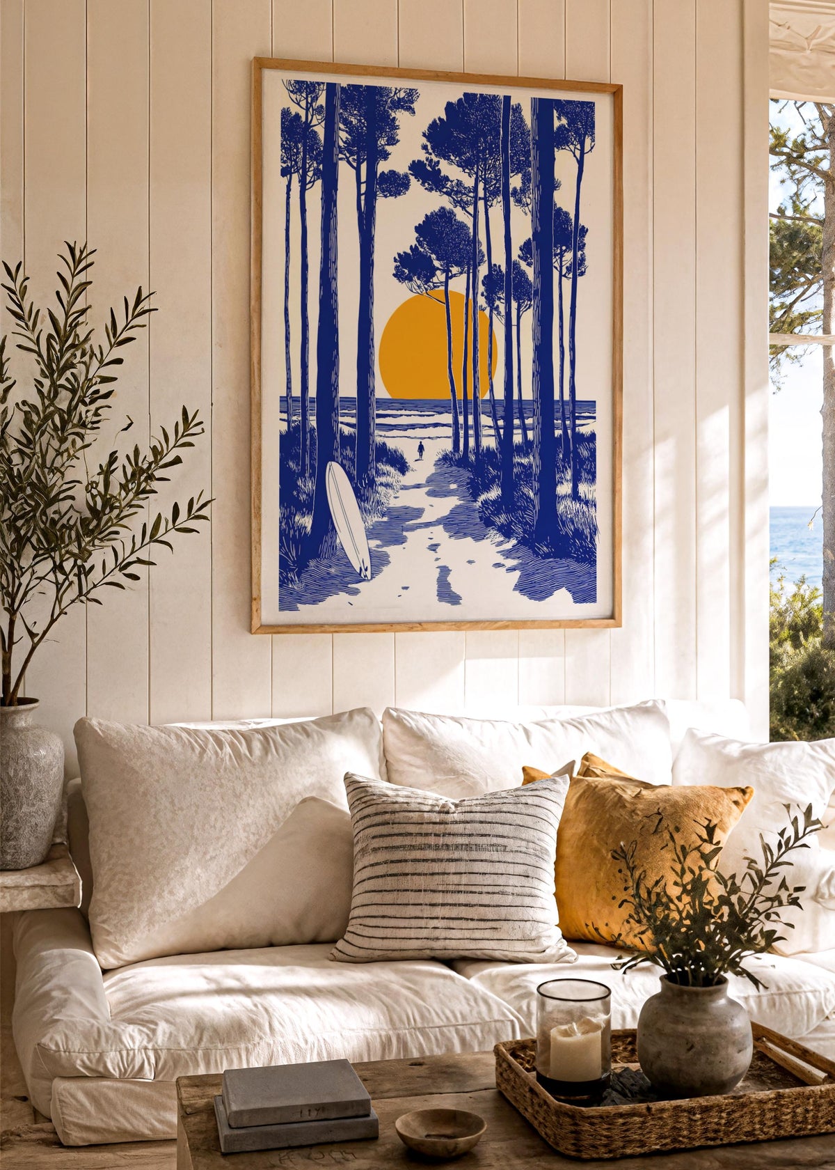 Forêt de Pins & Océan — illustration Kilmo Studio — vue 7