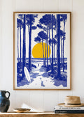 Forêt de Pins & Océan — illustration Kilmo Studio