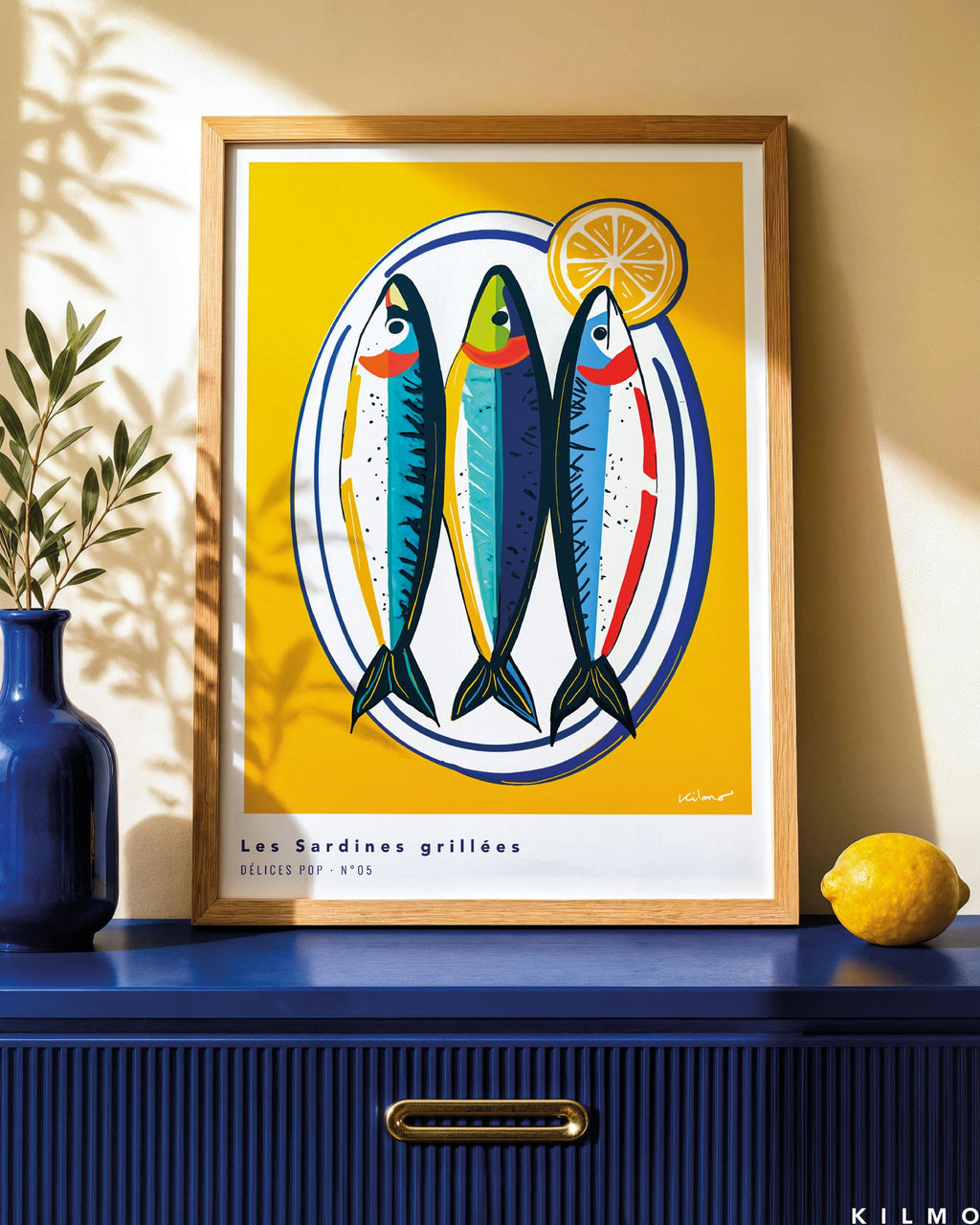 Les Sardines Grillées — illustration Kilmo Studio