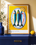 Les Sardines Grillées — illustration Kilmo Studio