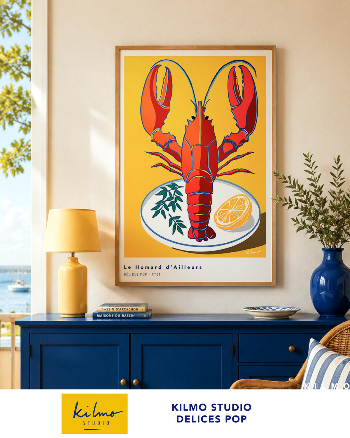 Le Homard d’Ailleurs — illustration Kilmo Studio