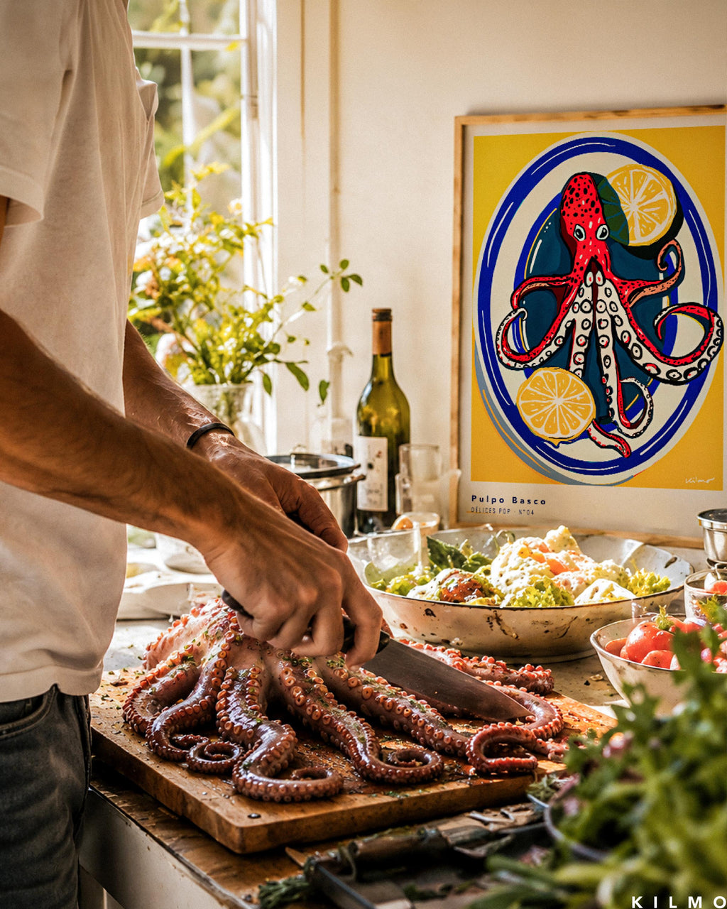 Pulpo Basco I — illustration Kilmo Studio — vue 3
